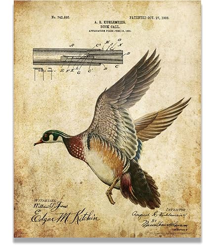 Amazon.com: Winchester - Vintage Rustic Duck Hunting Wall Decor
